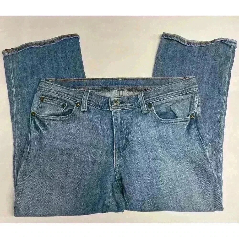 POLO JEANS CO Ralph Lauren‎ Womens Size 4 Stretch Cropped Jean Denim Capris